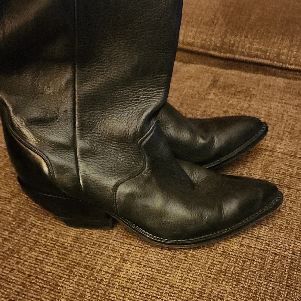 Vintage Zodiac Leather Boots